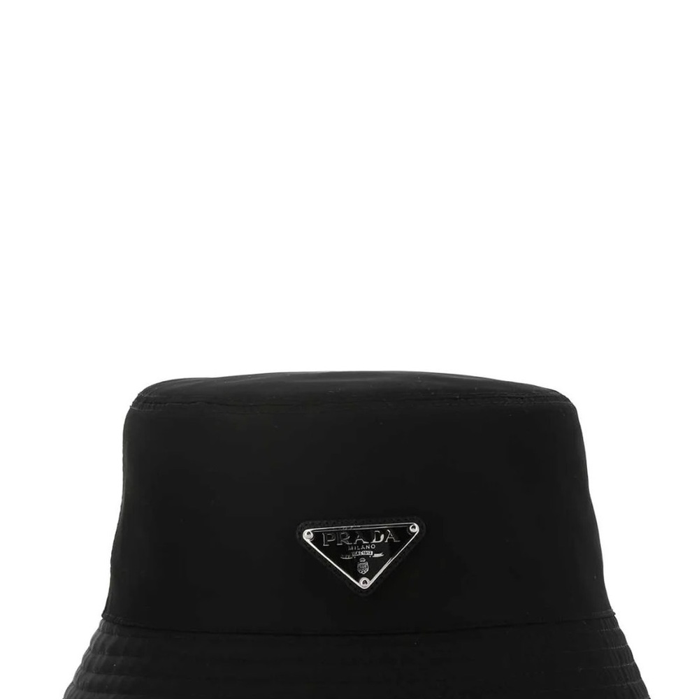 PRADA Re-Nylon Bucket Hat Black Size Made of Prada's iconic nylon fabric.